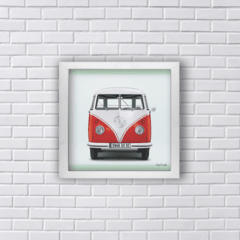 Quadro Kombi Corujinha