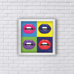 Quadro BOCAS POP ART