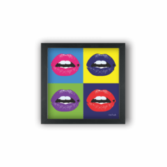 Quadro BOCAS POP ART