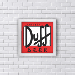 Quadro DUFF BEER LOGO