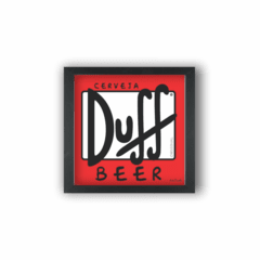 Quadro DUFF BEER LOGO