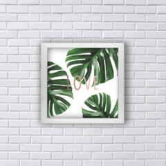 Quadro Love monstera