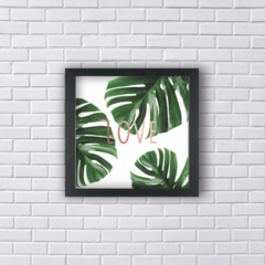 Quadro Love monstera