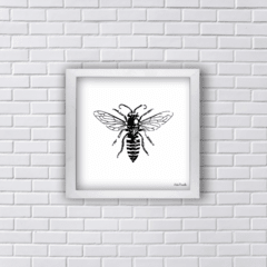 Quadro Abelha minimalista