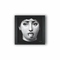 MENINA MOSTRANDO A LÍNGUA ESTILO FORNASETTI (Ref:P193)