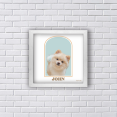 QUADRO ARTE PET PERSONALIZÁVEL FUNDO ARCO (Ref:P198|V243|AV206) - comprar online