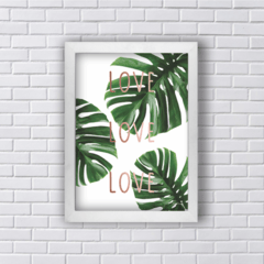 Quadro Love monstera