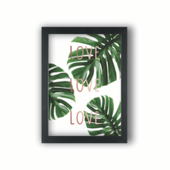 Quadro Love monstera