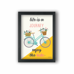 Quadro Life is a journey bicicleta