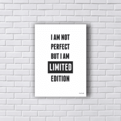 Placa I AM NOT PERFECT