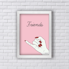 Quadro FRIENDS HAND TUMBLR