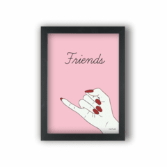 Quadro FRIENDS HAND TUMBLR