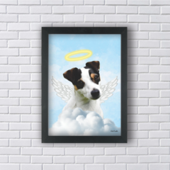 QUADRO ARTE PET PERSONALIZÁVEL ANJO (Ref:P201|V246|AV209) - Art in Parede - Loja de Quadros e Decoração