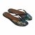 Rasteira flat floral ultimo par 34 e 35 - comprar online