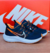 Tênis Nike azul com laranja infantil