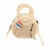 Bolsa redonda bege arezzo - comprar online