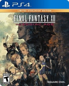 FINAL FANTASY XII 12 THE ZODIAC AGE LIMITED STEELBOOK EDITION PS4