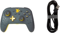 ENHANCED WIRED (Con Cable) CONTROLLER PIKACHU GRIS POWERA NINTENDO SWITCH - tienda online