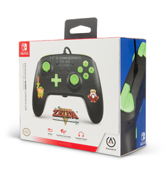 ENHANCED WIRED (Con Cable) CONTROLLER THE LEGEND OF ZELDA 8-BITS POWERA NINTENDO SWITCH