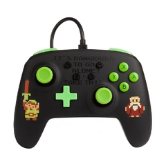 ENHANCED WIRED (Con Cable) CONTROLLER THE LEGEND OF ZELDA 8-BITS POWERA NINTENDO SWITCH - comprar online