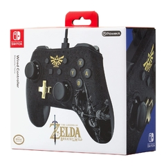 ENHANCED WIRED (Con Cable) CONTROLLER ZELDA BREATH OF THE WILD POWERA NINTENDO SWITCH