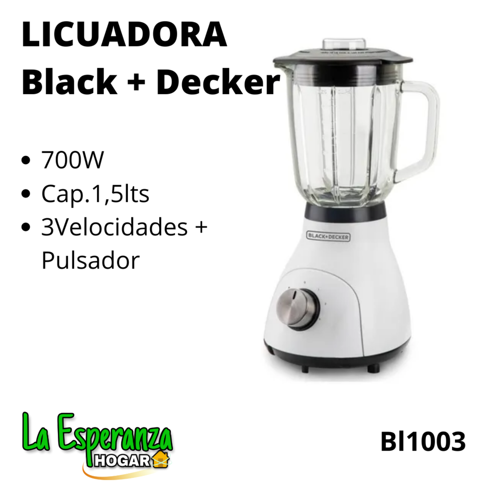 Licuadora black 2025 and decker 700w