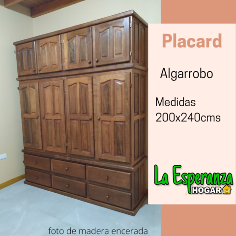 Perchero valet algarrobo hot sale