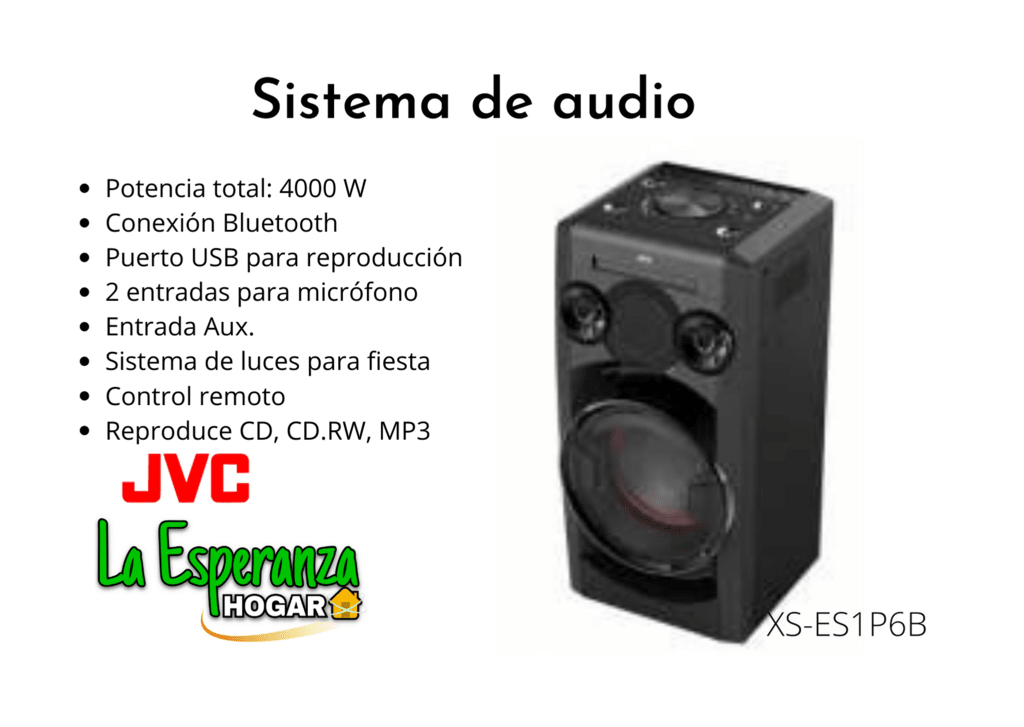 Minicomponente Equipo Musica Bluetooth Cd 150 W Mp3 Fm