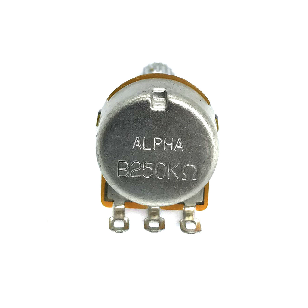 Potenciômetro B250k 16/18 Alpha Tambor Pequeno Eixo Longo