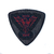 Pua triangulo para bajo guitarra Clayton Usa - Black Raven 0.63 mm