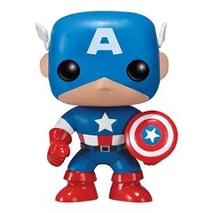 Funko POP 2224 Vinyl Marvel Captain America Bobble #06 Original - comprar online