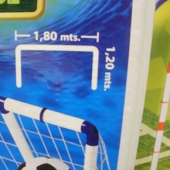 Arco De Fútbol Plástico Grande En Caja 120X180cm Rasti 01-0197 - Lo Que Pinte