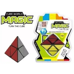 Cube World Magic Cubo Mágico Pirámide 4 Pz x Lado JYJCBM007 - Lo Que Pinte