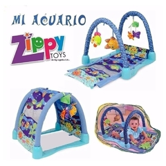 Gimnasio Y Alfombra Para Bebé Mi Acuario Con Sonido Zippy Toys en internet