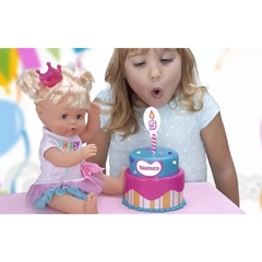 Muñeca Bebe Nenuco Cumpleaños 35 cm Con Accesorios Original - tienda online