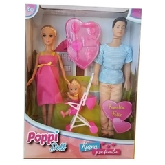 Muñeca Poppi Doll Kiara Embarazada Y Su Familia - comprar online