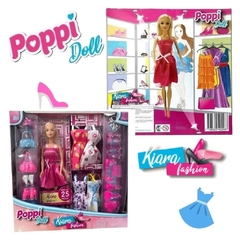 Muñeca Poppi Doll Kiara Fashion Con Accesorios - comprar online