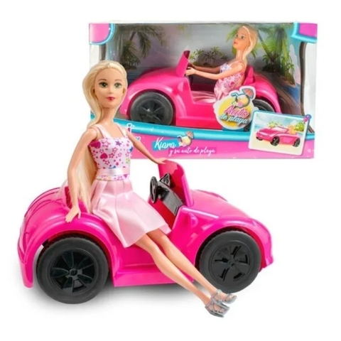 Muñeca Poppi Doll Kiara Y Su Auto De Playa