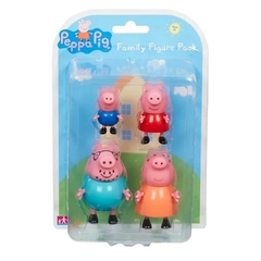 Peppa Pig Familia En Blister X 4 Figuras Articuladas 06760 en internet