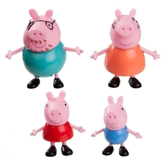 Peppa Pig Familia En Blister X 4 Figuras Articuladas 06760 - Lo Que Pinte