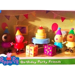 Peppa Pig Fiesta De Cumpleanos Con Amigos 4 Figuras 95645 - tienda online