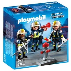 Playmobil Equipo de Bomberos 3 figuras City Action 5366