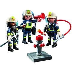 Playmobil Equipo de Bomberos 3 figuras City Action 5366 - tienda online