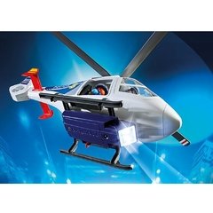 Playmobil Helicóptero Policía City Action Linterna Led 6921 - tienda online