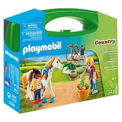 Playmobil Maletín Grande Cuidado de Caballos Country 9100