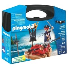 Playmobil Maletín Pirata Balsa y Cañón Línea Pirates 5655