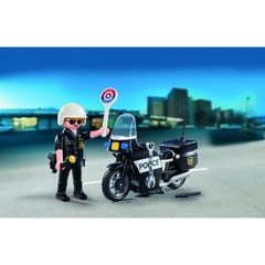 Playmobil Maletín Policía con Motocicleta City Action 5648 - Lo Que Pinte