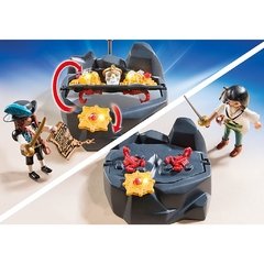 Playmobil Piratas Con Escondite de Tesoro Línea Pirates 6683 en internet