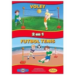 Voley Y Futbol Tenis 2 En 1 - 2,5mts De Red - Playa Jardín Juegosol en internet