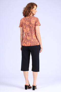 Imagem do Blusa Juanna 30882 visco strech dec redondo estampada